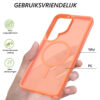 Solidenz FrostMag Samsung Galaxy S26 Ultra hoesje – Oranje - Thumbnail Image 2