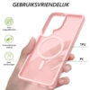 Solidenz FrostMag Samsung Galaxy S26 Ultra hoesje – Lichtroze - Thumbnail Image 2