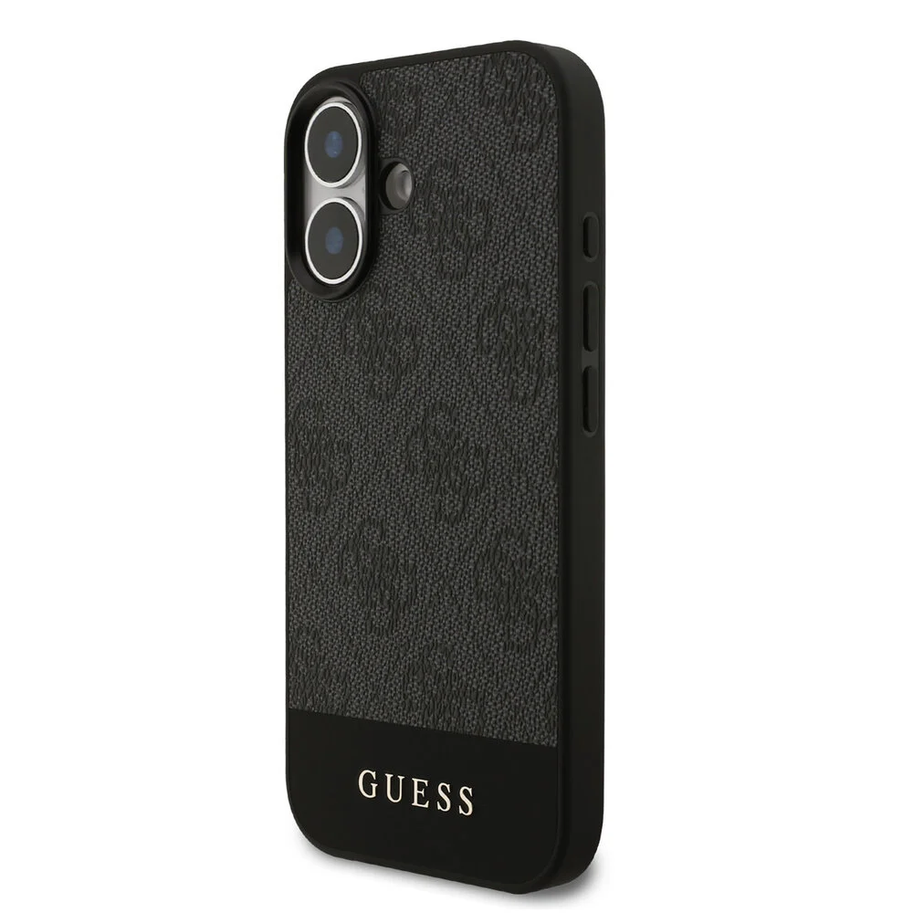 Guess - Backcover iPhone 17 - 4G Onderkant Streep – Grijs - Afbeelding 2