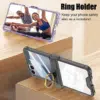 Cityhoesje-Backcover-Geschikt voor Samsung Z Flip 8-MagSafe-Transparant-Zwart - Thumbnail Image 2