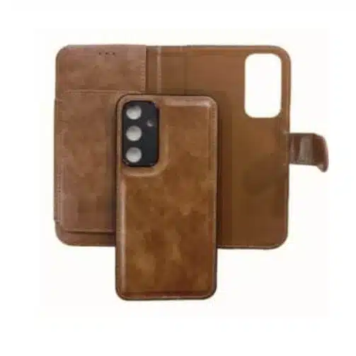 Cityhoesje-Bookcase 2-in-1-Geschikt voor Samsung Galaxy A27-Bruin - Afbeelding 1