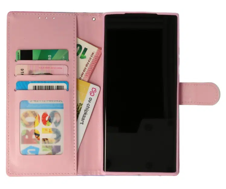 Cityhoesje - Bookcase -Geschikt voor Samsung Galaxy A27 - Bloemen en Vlinders - Afbeelding 5