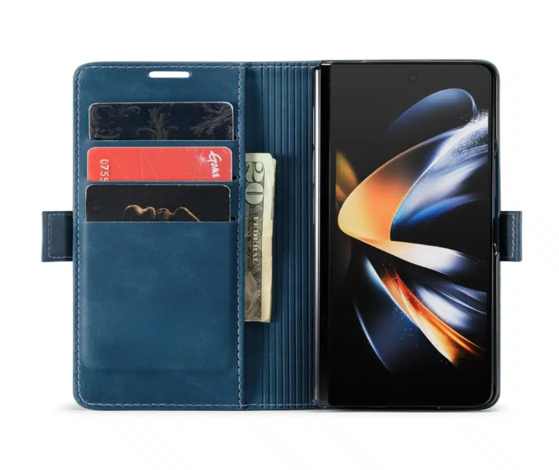 Cityhoesje - Bookcase - Luxe Wallet - iPhone Duo - Blauw - Afbeelding 2