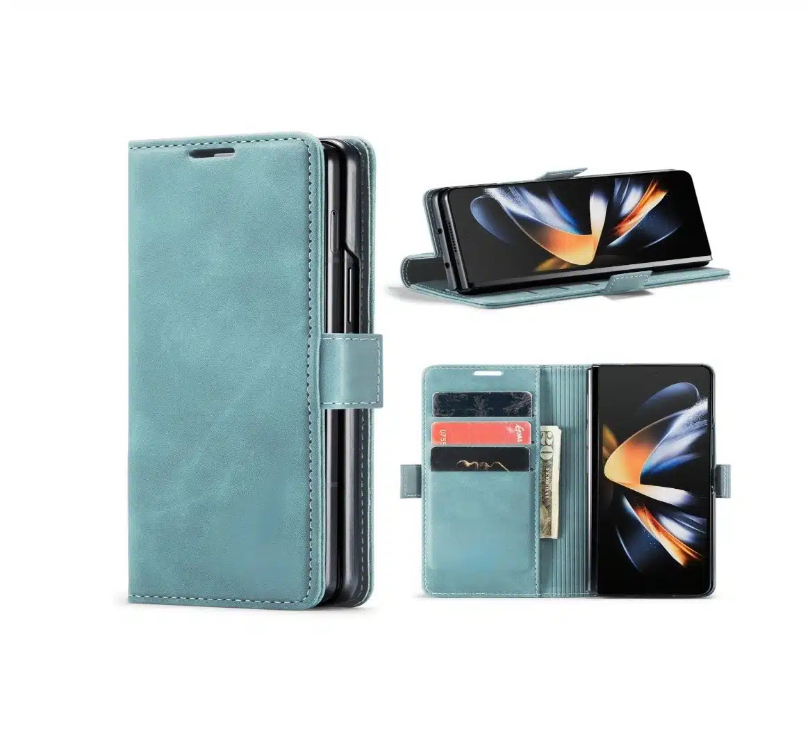 Cityhoesje - Bookcase - Luxe Wallet - iPhone Duo - LichtBlauw - Afbeelding 1