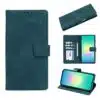 Cityhoesje-Bookcase-Suede-Style Wallet-Geschikt voor Samsung-S26 FE-Groen - Thumbnail Image 1