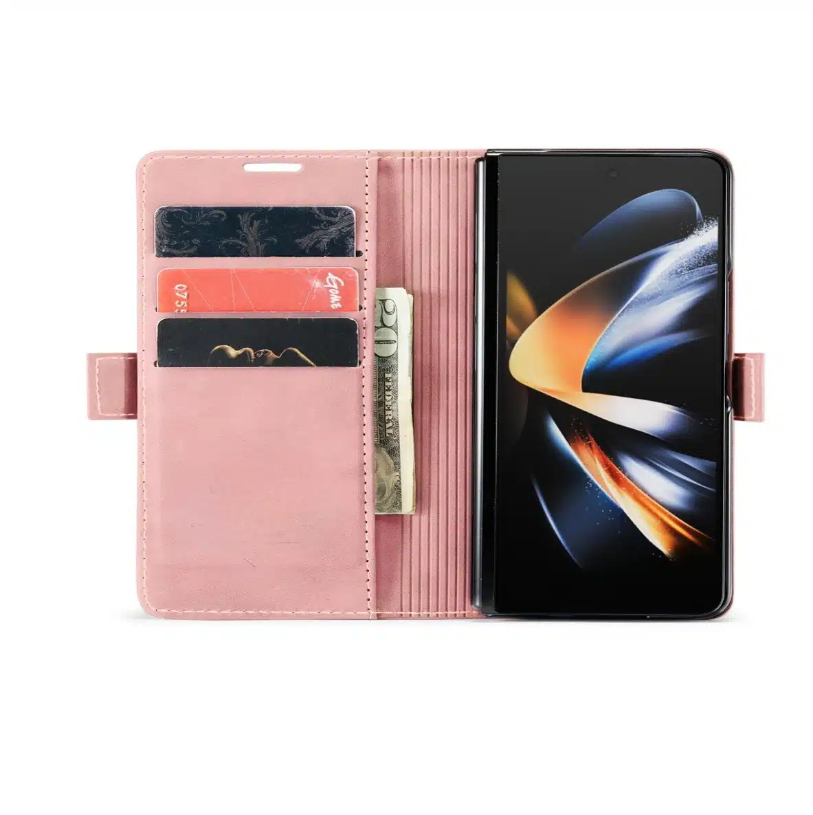 Cityhoesje - Bookcase - Luxe Wallet - iPhone Duo - Roze - Afbeelding 2