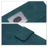 Cityhoesje-Bookcase-Suede-Style Wallet-Geschikt voor Samsung-S26 FE-Groen - Thumbnail Image 4