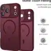 Cityhoesje-Backcover-iPhone 18 Pro Max-17 Pro Max-MagSafe-Camerabescherming-Bordeaux - Thumbnail Image 5
