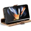 Cityhoesje-Bookcase-Geschikt voor Samsung Z Fold 8-Bruin - Thumbnail Image 2