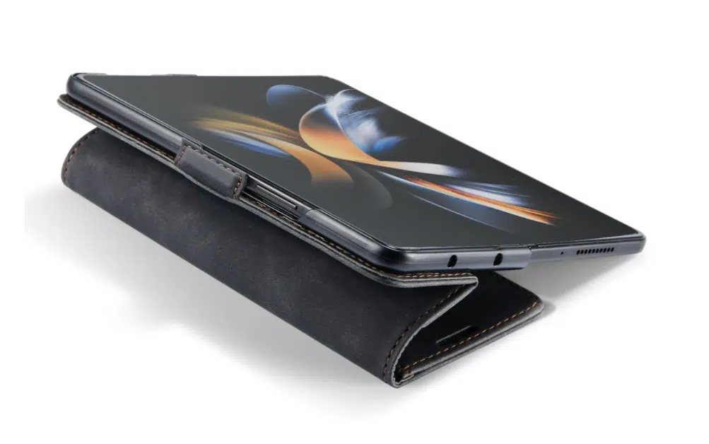 Cityhoesje-Bookcase-Geschikt voor Samsung Z Fold 8-Zwart - Afbeelding 3
