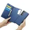 Cityhoesje-Bookcase-2-in-1 Magnetic MagSafe-Geschikt voor Samsung S26 FE-Blauw - Thumbnail Image 1