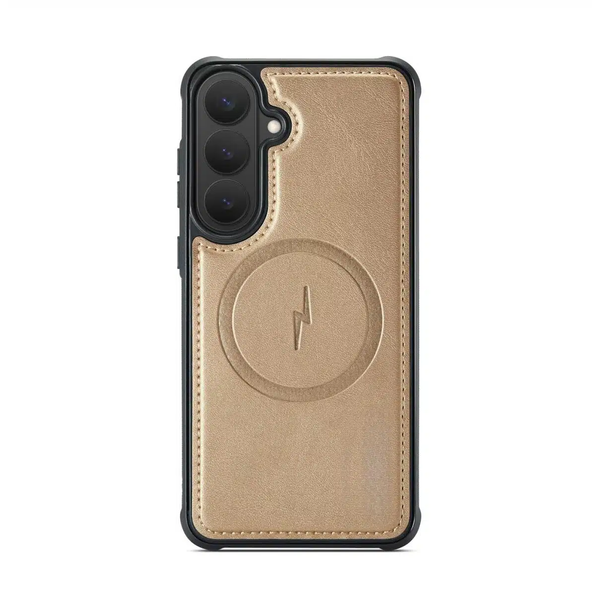 Cityhoesje-Bookcase-2-in-1 Magnetic MagSafe-Geschikt voor Samsung S26 FE-Goud - Afbeelding 3