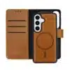 Cityhoesje-Bookcase-Geschikt voor Samsung Galaxy A57-2-in-1-Leer-Magsafe-Licht Bruin - Thumbnail Image 4