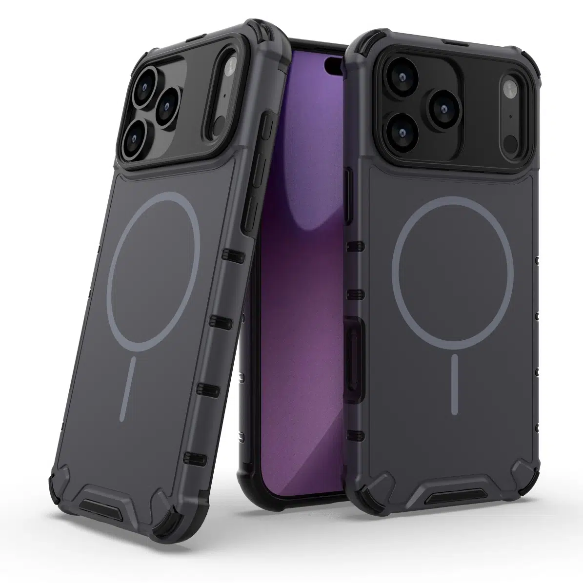 Cityhoesje-Backcover-Magnetic MagSafe-iPhone 18 Pro Max-17 Pro Max-Grijs - Afbeelding 2