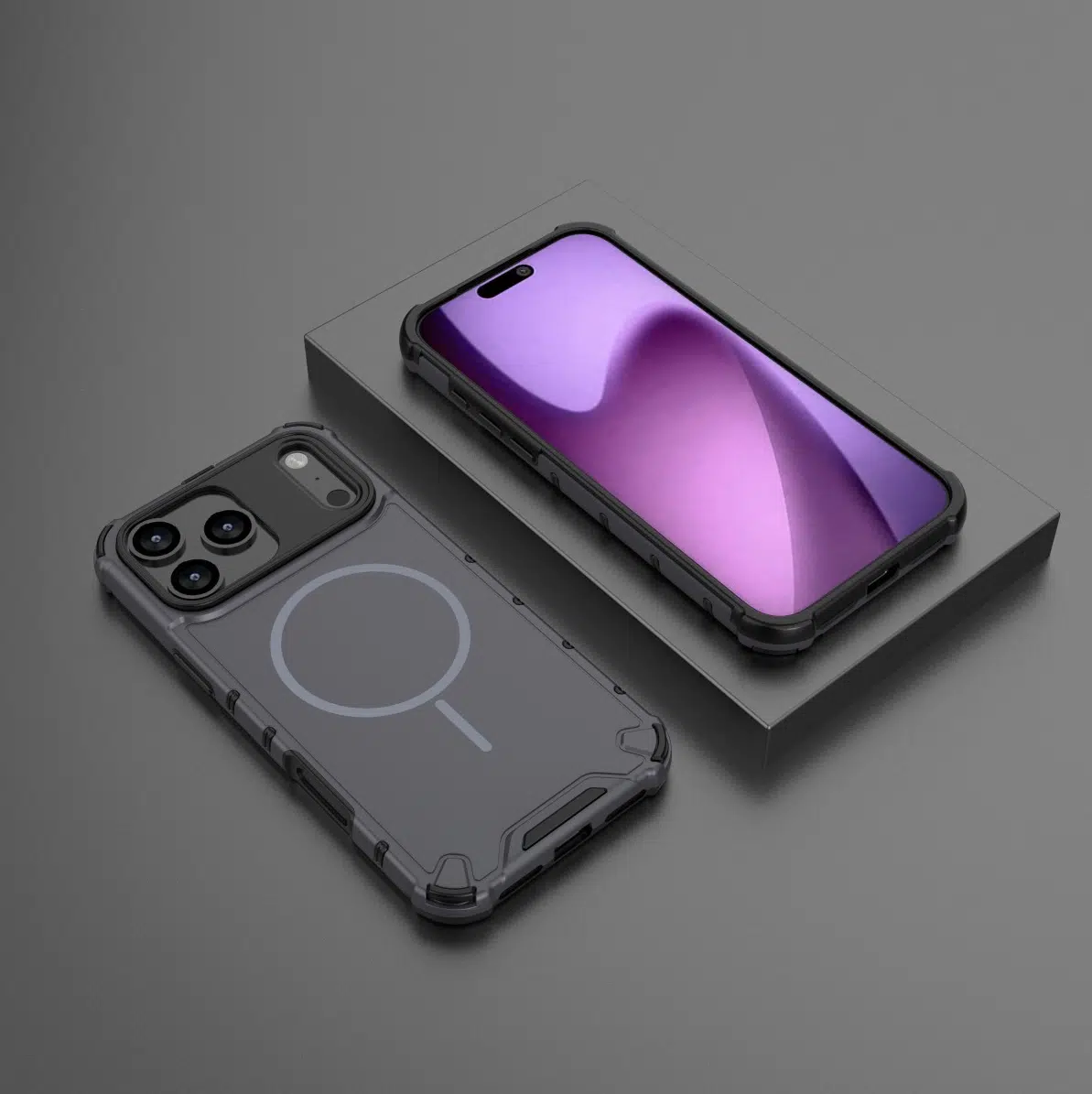Cityhoesje-Backcover-Magnetic MagSafe-iPhone 18 Pro Max-17 Pro Max-Grijs - Afbeelding 4