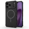 Cityhoesje-Backcover-Tough Armored Magnetic MagSafe-iPhone 18 Pro-17 Pro-Zwart - Thumbnail Image 1