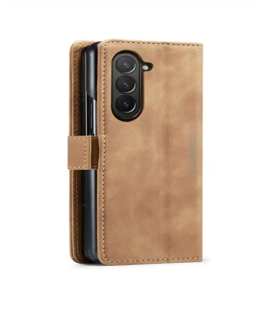 Cityhoesje-Bookcase-Geschikt voor Samsung Z Fold 8-Bruin - Afbeelding 4