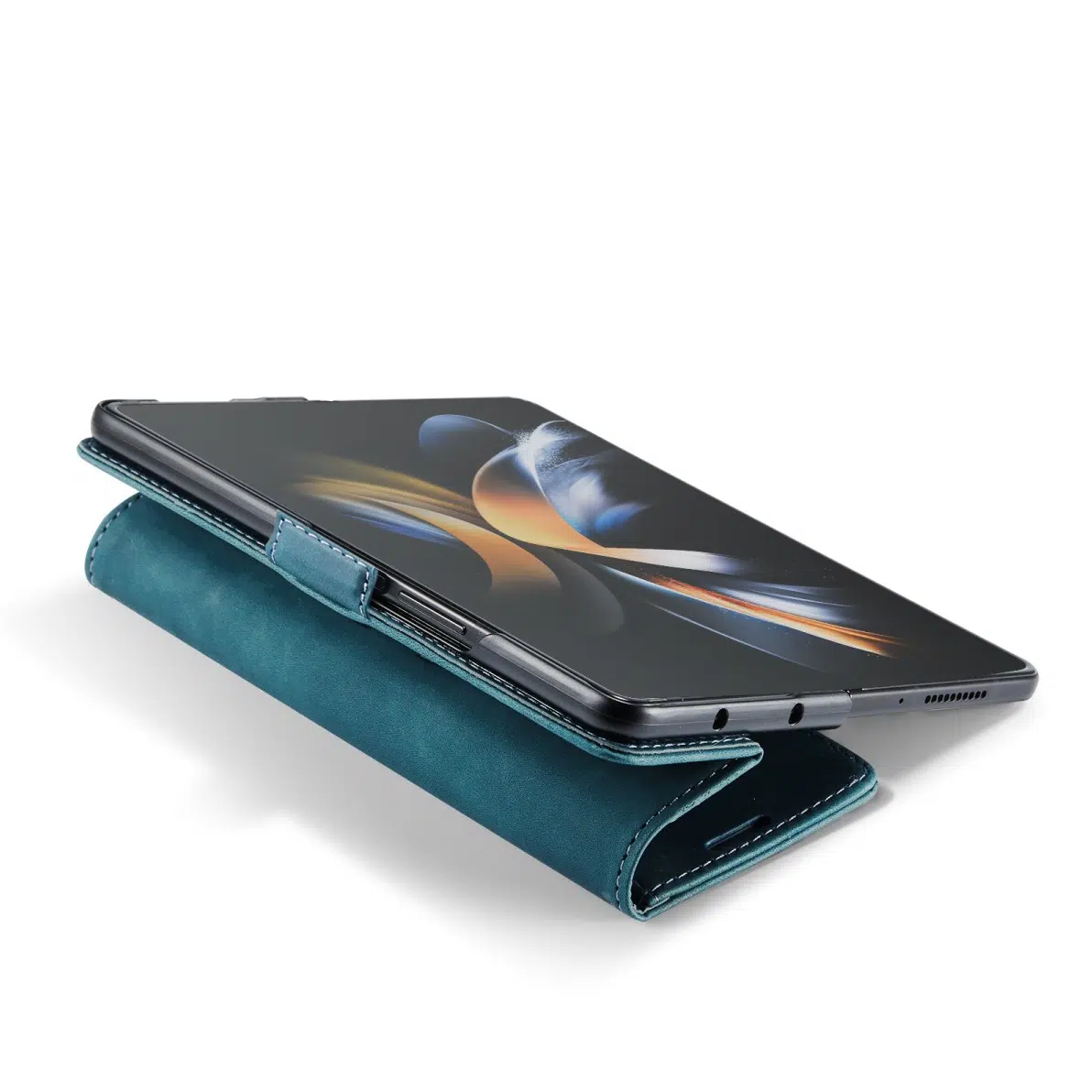 Cityhoesje - Bookcase - Luxe Wallet - iPhone Duo - Groen - Afbeelding 3