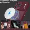 Cityhoesje-Backcover-iPhone 18 Pro Max-17 Pro Max-MagSafe-Camerabescherming-Bordeaux - Thumbnail Image 3