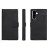Cityhoesje-Bookcase-Suede-Style Wallet-Geschikt voor Samsung-S26 FE-Zwart - Thumbnail Image 2