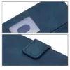 Cityhoesje-Bookcase-Suede-Style Wallet-Geschikt voor Samsung-S26 FE-DonkerBlauw - Thumbnail Image 4