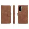 Cityhoesje-Bookcase-Suede-Style Wallet-Geschikt voor Samsung-S26 FE-Bruin - Thumbnail Image 5