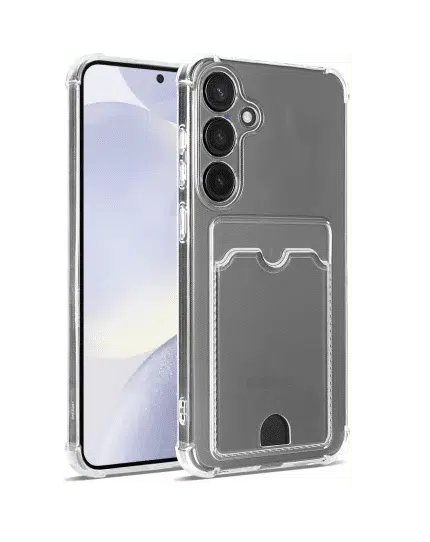 Cityhoesje-Backcover-Geschikt voor Samsung Galaxy S26 FE-Anti Shock-Transparant - Afbeelding 1