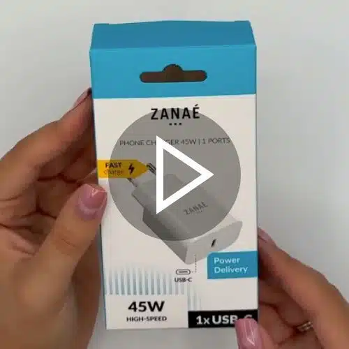 Zanaé-Charger 45W, 1x USB-C, GaN / Power Delivery-Wit - Afbeelding 4