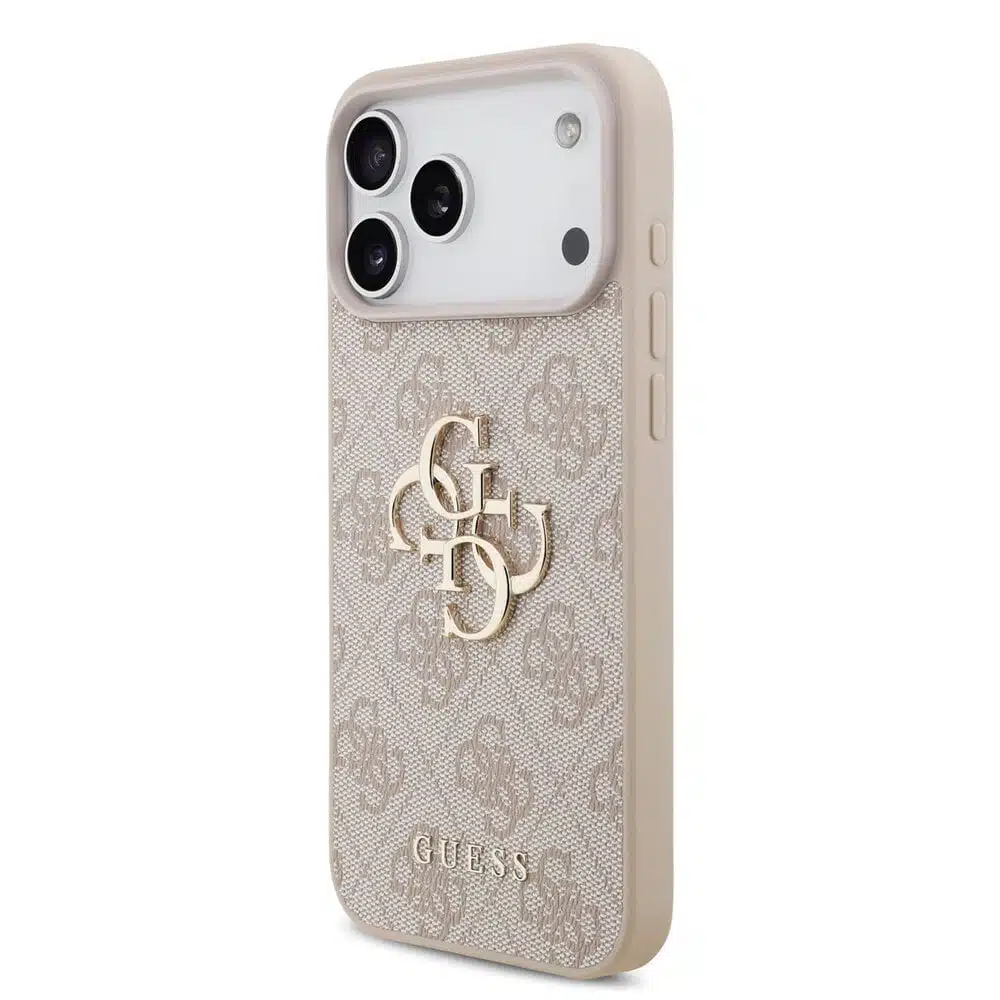 Guess-Backcover-iPhone17 Pro Max-18 Pro Max-HC 4G PU Big Logo-Roze - Afbeelding 2