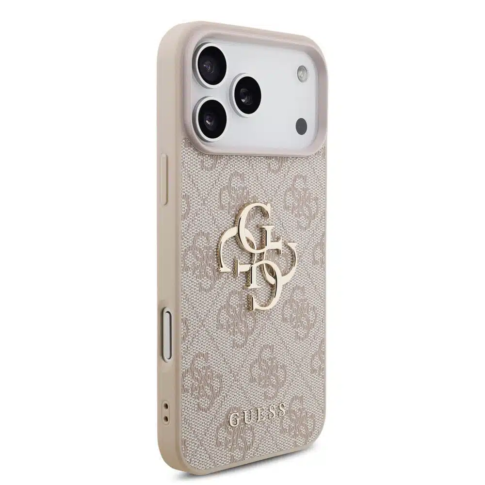 Guess-Backcover-iPhone17 Pro Max-18 Pro Max-HC 4G PU Big Logo-Roze - Afbeelding 4