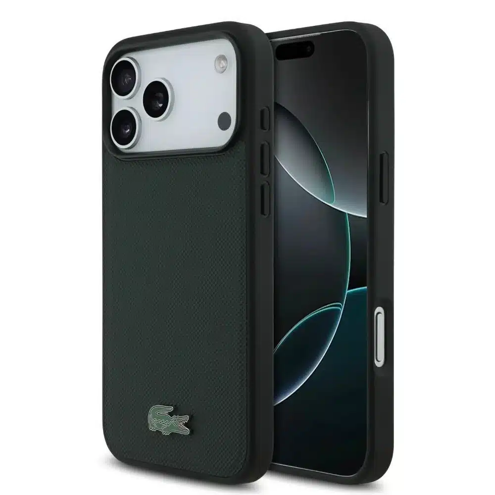 Lacoste-Backcover-iPhone 17 Pro Max-18 Pro Max-Magsafe-Zwart - Afbeelding 1