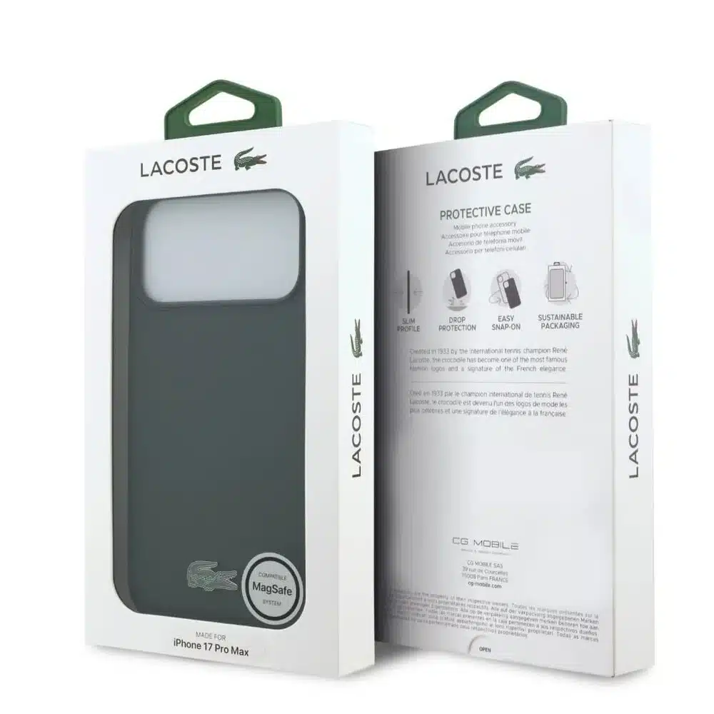 Lacoste-Backcover-iPhone 17 Pro Max-18 Pro Max-Magsafe-Zwart - Afbeelding 8