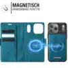 Solidenz-Bookcase 2-in-1 MagSafe voor iPhone 17 Pro-18 Pro-Blauw - Thumbnail Image 7
