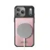 Solidenz-Bookcase 2-in-1 MagSafe-voor iPhone 17 Pro-18 Pro-Roze - Thumbnail Image 6
