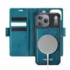 Solidenz-Bookcase-2-in-1 MagSafe iPhone 17 Pro Max-18 Pro Max-Blauw - Thumbnail Image 1