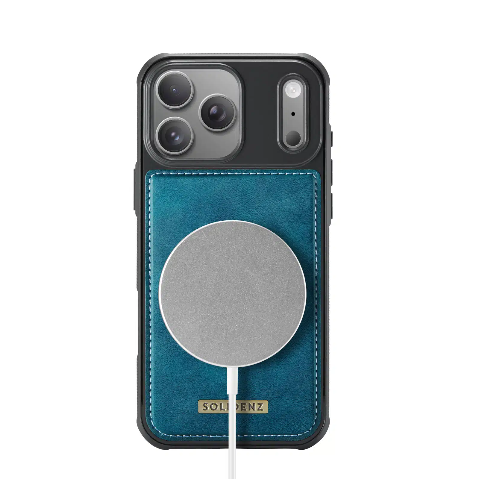 Solidenz-Bookcase-2-in-1 MagSafe iPhone 17 Pro Max-18 Pro Max-Blauw - Afbeelding 6