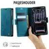Solidenz-Bookcase-2-in-1 MagSafe iPhone 17 Pro Max-18 Pro Max-Blauw - Thumbnail Image 8