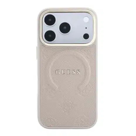 Guess-Backcover-iPhone 18 Pro Max-17 Pro Max-HC MagSafe Saffiano-Roze - Afbeelding 3