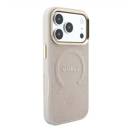 Guess-Backcover-iPhone 18 Pro Max-17 Pro Max-HC MagSafe Saffiano-Roze - Afbeelding 4