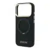 Guess-Backcover-iPhone 18 Pro Max-17 Pro Max-MagSafe-Ring Stand 360 Grained-Logo-Zwart - Thumbnail Image 5