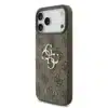 Guess-Backcover-iPhone 18 Pro Max-17 Pro Max-HC 4G PU Big Logo-Bruin - Thumbnail Image 2