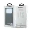 Karl Lagerfeld-iPhone 18 Pro Max-17 Pro Max- Backcover-HC MagSafe SW Grained PU HS Mono Resin Logo-Zwart - Thumbnail Image 6