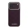Karl Lagerfeld-iPhone 18 Pro Max-17 Pro Max-Backcover-HC MagSafe SW Grained PU HS Mono Resin Logo-Burgundy - Thumbnail Image 3