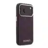 Karl Lagerfeld-iPhone 18 Pro Max-17 Pro Max-Backcover-HC MagSafe SW Grained PU HS Mono Resin Logo-Burgundy - Thumbnail Image 4