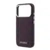 Karl Lagerfeld-iPhone 18 Pro Max-17 Pro Max-Backcover-HC MagSafe SW Grained PU HS Mono Resin Logo-Burgundy - Thumbnail Image 5