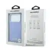 Karl Lagerfeld-iPhone 18 Pro Max-17 Pro Max-Backcover-HC MagSafe SW Grained PU HS Mono Resin Logo-Blauw - Thumbnail Image 6