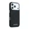 Karl Lagerfeld-iPhone 18 Pro Max-17 Pro Max- Backcover-HC MagSafe SW Grained PU HS Mono Resin Logo-Zwart - Thumbnail Image 4