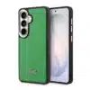 Lacoste-Backcover-MagSafe-Metal Edges Iconic Petit Piqué Logo-Geschikt voor Samsung S26-Groen - Thumbnail Image 1