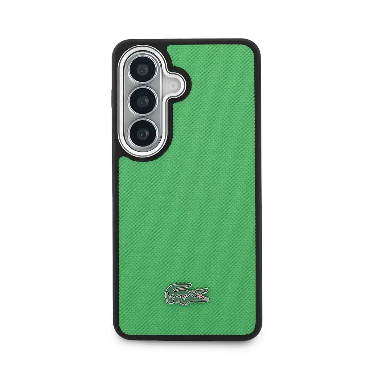 Lacoste-Backcover-MagSafe-Metal Edges Iconic Petit Piqué Logo-Geschikt voor Samsung S26-Groen - Afbeelding 3