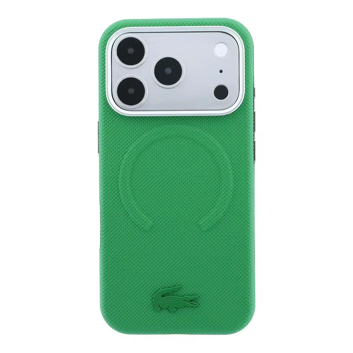 Lacoste - Backcover - iPhone 18 Pro Max - Magsafe - Petit Pique Embossed Estragon - Olijfgroen - Afbeelding 5